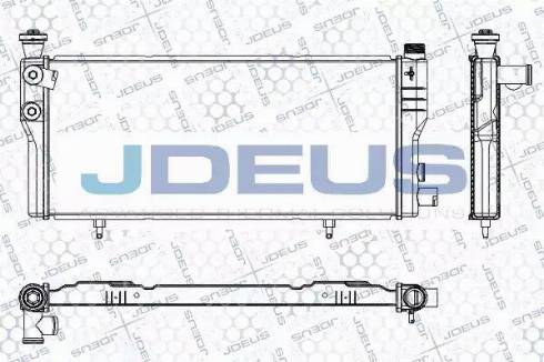 Jdeus RA0210211 - Радіатор, охолодження двигуна autozip.com.ua