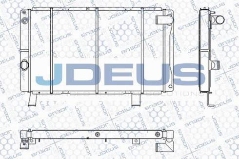 Jdeus RA0210230S - Радіатор, охолодження двигуна autozip.com.ua