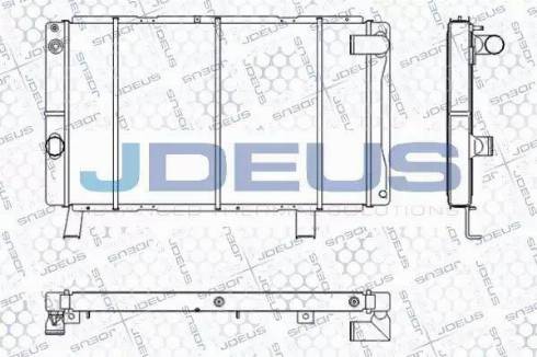 Jdeus RA0210230 - Радіатор, охолодження двигуна autozip.com.ua