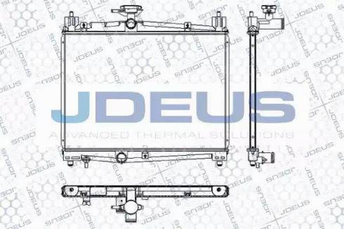 Jdeus RA0280070 - Радіатор, охолодження двигуна autozip.com.ua