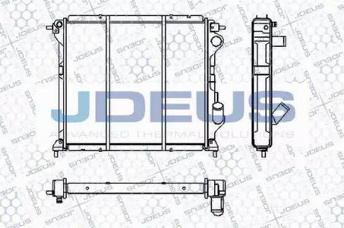 Jdeus RA0230490 - Радіатор, охолодження двигуна autozip.com.ua