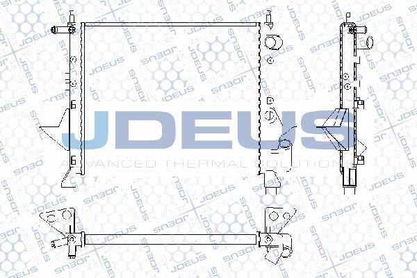 Jdeus RA0230440 - Радіатор, охолодження двигуна autozip.com.ua