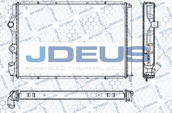 Jdeus RA0230450 - Радіатор, охолодження двигуна autozip.com.ua