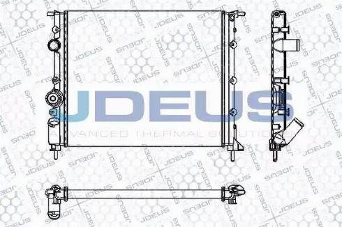 Jdeus RA0230550 - Радіатор, охолодження двигуна autozip.com.ua