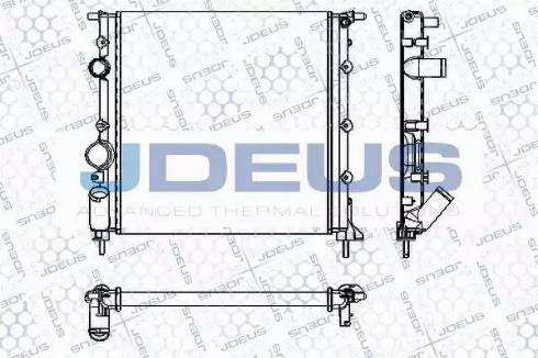 Jdeus RA0230560 - Радіатор, охолодження двигуна autozip.com.ua