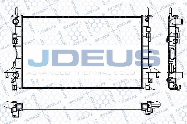 Jdeus RA0230690 - Радіатор, охолодження двигуна autozip.com.ua