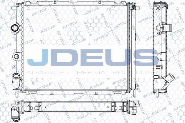 Jdeus RA0230640 - Радіатор, охолодження двигуна autozip.com.ua