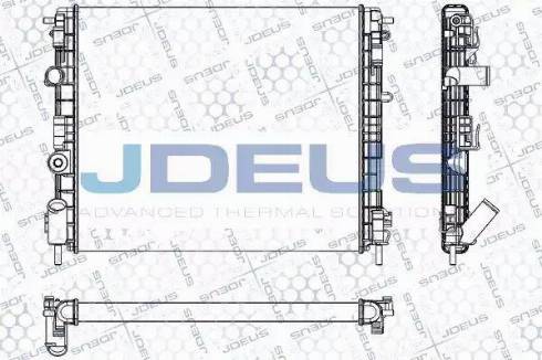 Jdeus RA0230650 - Радіатор, охолодження двигуна autozip.com.ua