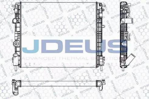 Jdeus RA0230660 - Радіатор, охолодження двигуна autozip.com.ua