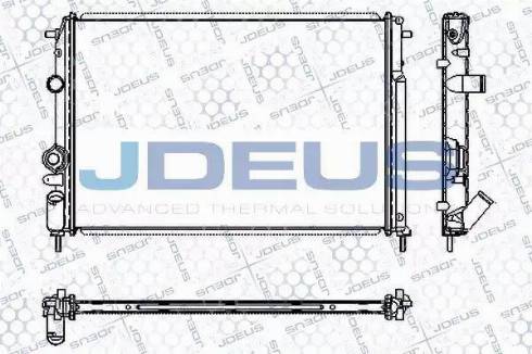 Jdeus RA0230600 - Радіатор, охолодження двигуна autozip.com.ua