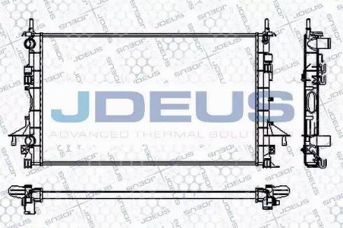Jdeus RA0230680 - Радіатор, охолодження двигуна autozip.com.ua