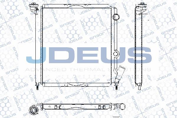 Jdeus RA0230061 - Радіатор, охолодження двигуна autozip.com.ua