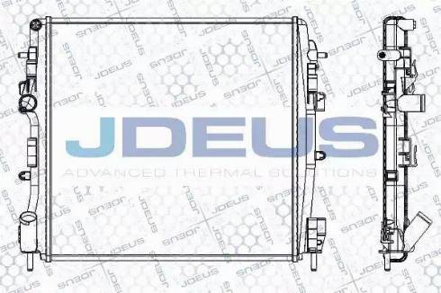 Jdeus RA0230860 - Радіатор, охолодження двигуна autozip.com.ua