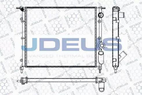 Jdeus RA0230291 - Радіатор, охолодження двигуна autozip.com.ua