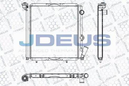 Jdeus RA0230201 - Радіатор, охолодження двигуна autozip.com.ua