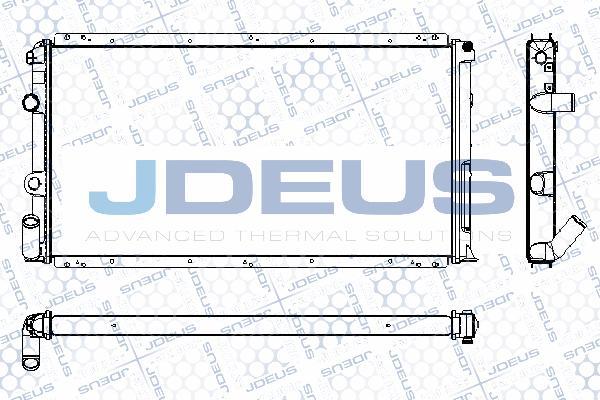 Jdeus RA0230740 - Радіатор, охолодження двигуна autozip.com.ua