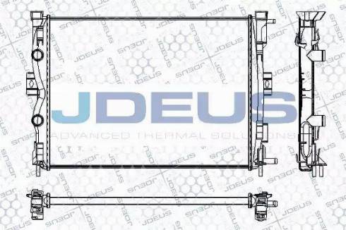 Jdeus RA0230700 - Радіатор, охолодження двигуна autozip.com.ua