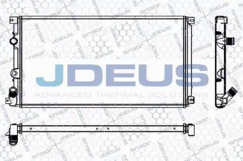 Jdeus RA0230730 - Радіатор, охолодження двигуна autozip.com.ua