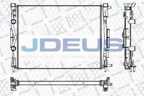 Jdeus RA0230720 - Радіатор, охолодження двигуна autozip.com.ua