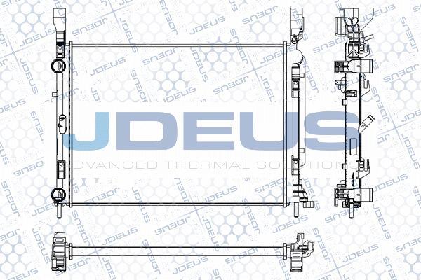 Jdeus RA0231080 - Радіатор, охолодження двигуна autozip.com.ua