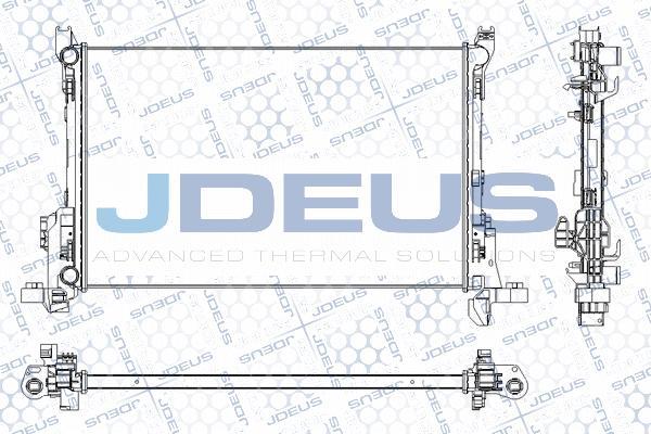 Jdeus RA0231140 - Радіатор, охолодження двигуна autozip.com.ua