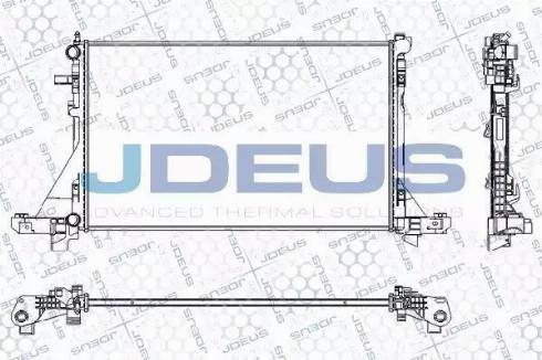 Jdeus RA0231120 - Радіатор, охолодження двигуна autozip.com.ua
