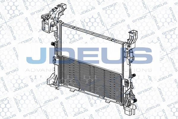 Jdeus RA0231240 - Радіатор, охолодження двигуна autozip.com.ua