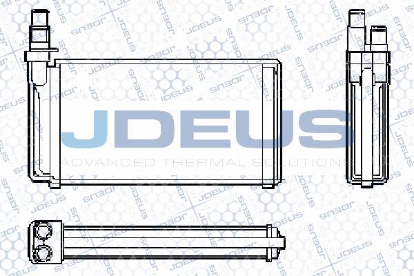 Jdeus RA2000000 - Теплообмінник, опалення салону autozip.com.ua