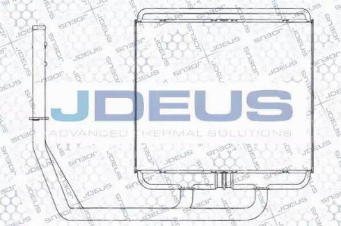 Jdeus RA2140061 - Теплообмінник, опалення салону autozip.com.ua