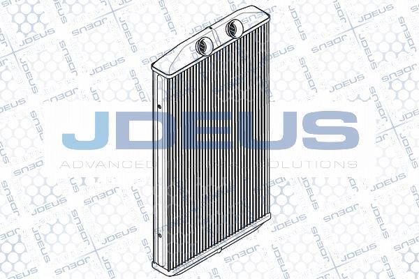 Jdeus RA2140230 - Теплообмінник, опалення салону autozip.com.ua