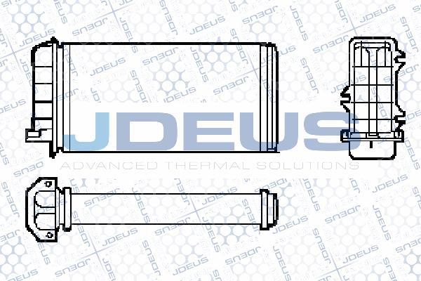 Jdeus RA2110420 - Теплообмінник, опалення салону autozip.com.ua