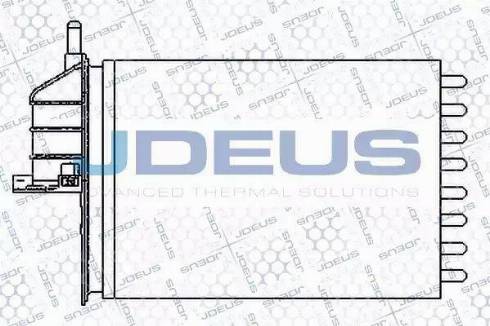 Jdeus RA2110870 - Теплообмінник, опалення салону autozip.com.ua