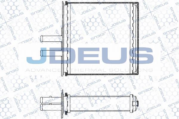 Jdeus RA2110300 - Теплообмінник, опалення салону autozip.com.ua