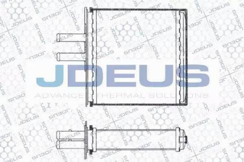 Jdeus RA2110301 - Теплообмінник, опалення салону autozip.com.ua