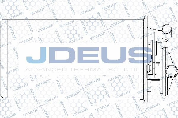 Jdeus RA2110230 - Теплообмінник, опалення салону autozip.com.ua