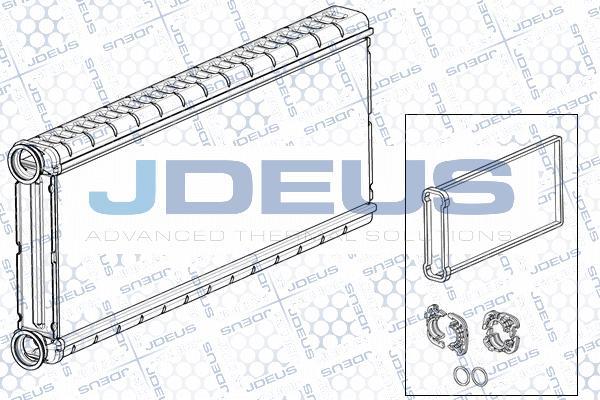 Jdeus RA2210590 - Теплообмінник, опалення салону autozip.com.ua