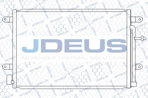 Jdeus RA7010140 - Конденсатор, кондиціонер autozip.com.ua