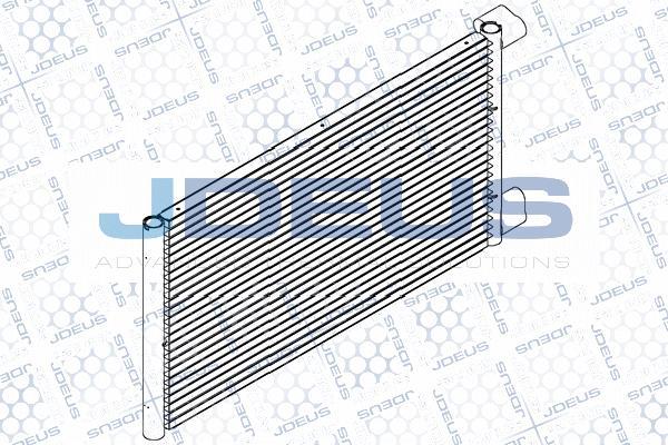 Jdeus RA7110680 - Конденсатор, кондиціонер autozip.com.ua