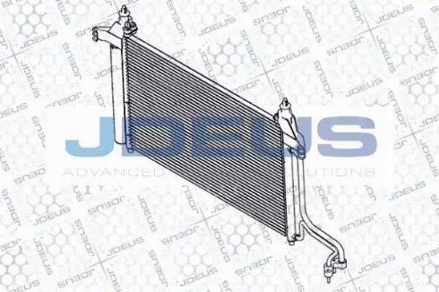 Jdeus RA7110850 - Конденсатор, кондиціонер autozip.com.ua