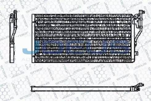 Jdeus RA7110280 - Конденсатор, кондиціонер autozip.com.ua