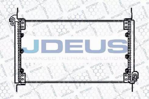 Jdeus RA7110700 - Конденсатор, кондиціонер autozip.com.ua