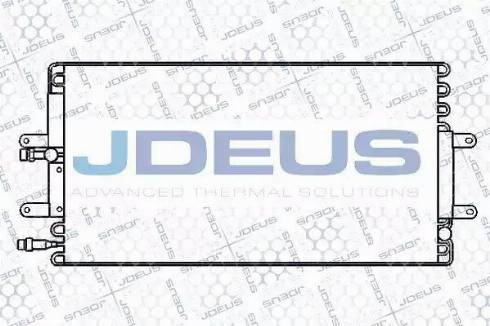 Jdeus RA7230510 - Конденсатор, кондиціонер autozip.com.ua