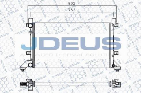 Jdeus TH0540006 - Термостат, охолоджуюча рідина autozip.com.ua