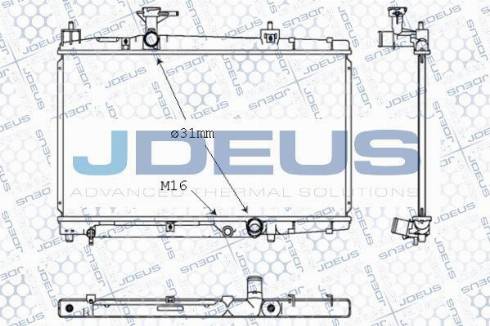 Jdeus TH0210006 - Термостат, охолоджуюча рідина autozip.com.ua