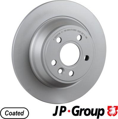 JP Group 4963101700 - Гальмівний диск autozip.com.ua