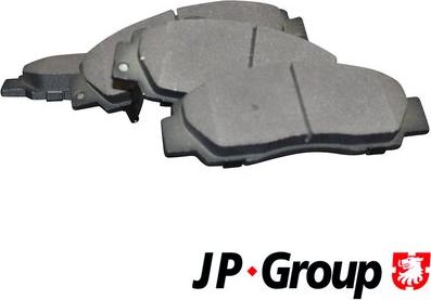 JP Group 4463600510 - Гальмівні колодки, дискові гальма autozip.com.ua