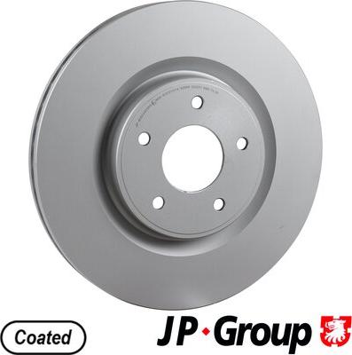 JP Group 4063102500 - Гальмівний диск autozip.com.ua