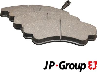 JP Group 4163601010 - Гальмівні колодки, дискові гальма autozip.com.ua