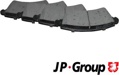 JP Group 4163601310 - Гальмівні колодки, дискові гальма autozip.com.ua