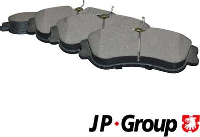 JP Group 4163601710 - Гальмівні колодки, дискові гальма autozip.com.ua